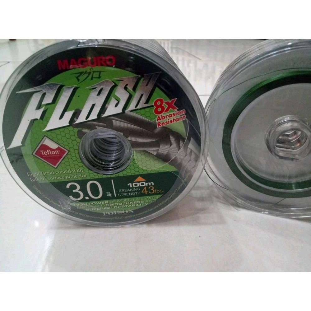 Nikmati Senar PE Maguro Flash X8 PE 3 100 Meter Terlaris