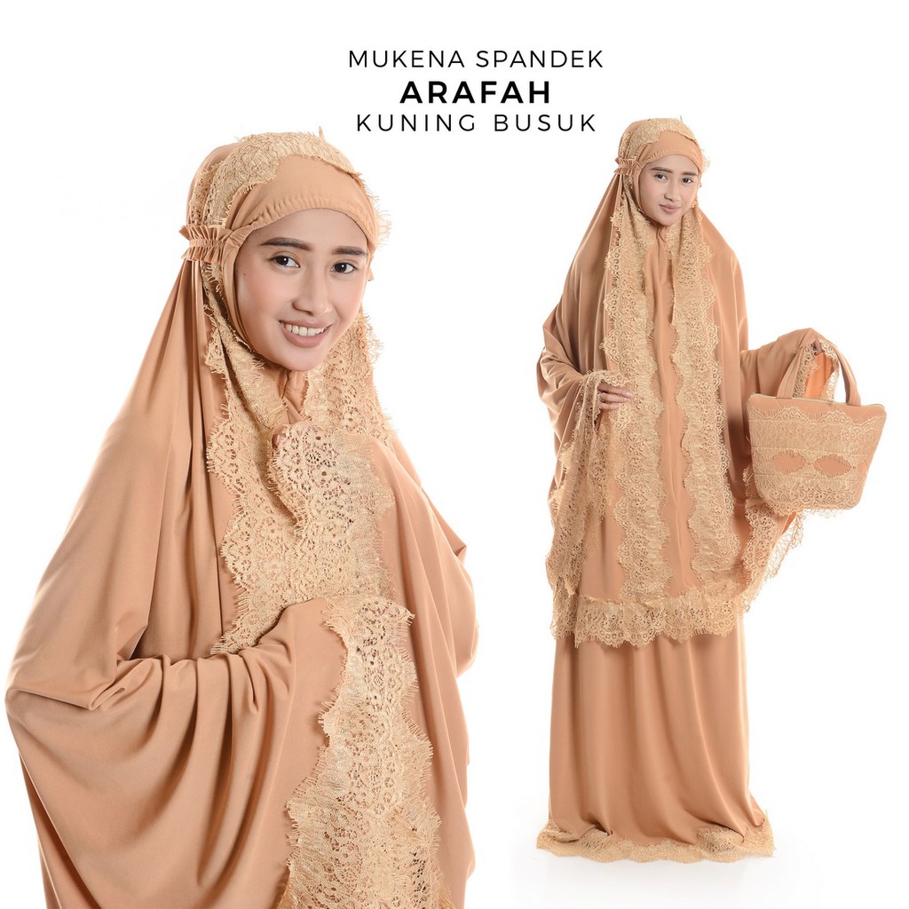 Mukena Dewasa Spandek  Brukat Arafah