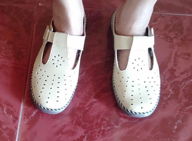 Hqo Sepatu Pantofel Wanita / Sepatu Kerja Wanita / Sepatu Selop Wanita / Sepatu Kerja Kulit / Sl03