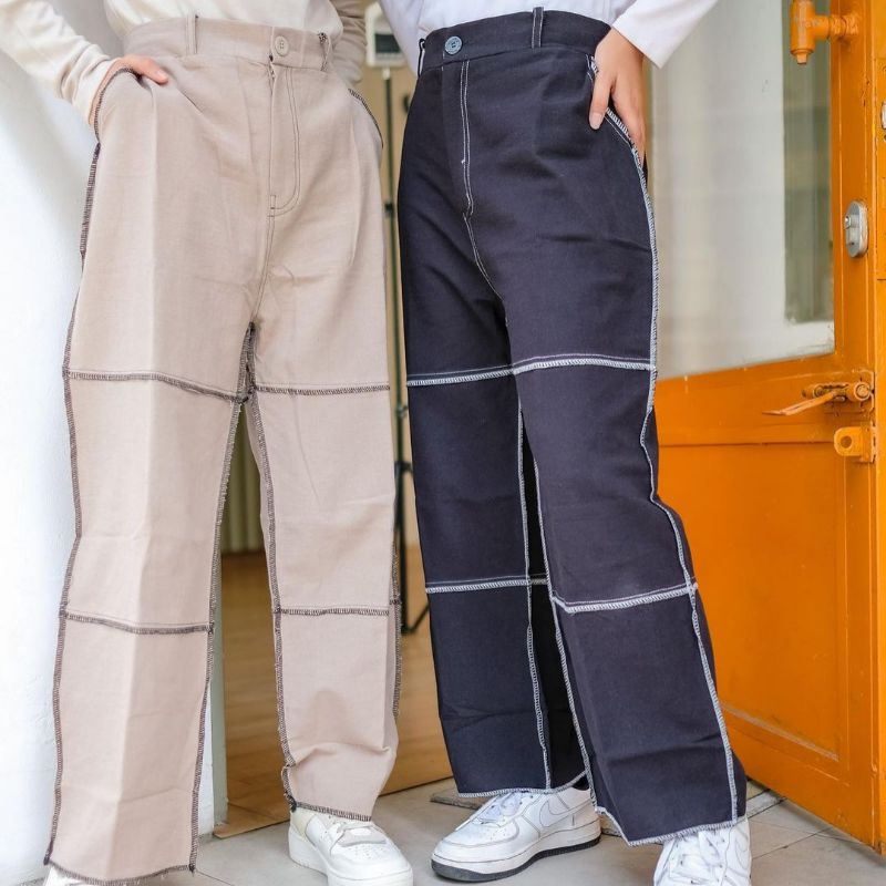 ANGGI Anaya Pant Wanita | Celana Wanita Kekinian | Celana Pants Wanita | Celana Pant Wanita | Celana