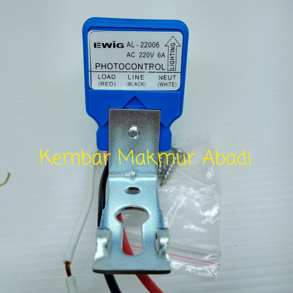 PHOTOCELL 6A / FOTOSEL 6A SENSOR CAHAYA / FOTOSEL SENSOR CAHAYA 6A / POTOSEL 6A SENSOR CAHAYA