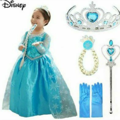 Aksesoris ELSA FROZEN ANNA FROZEN  mahkota tongkat rambut jepit