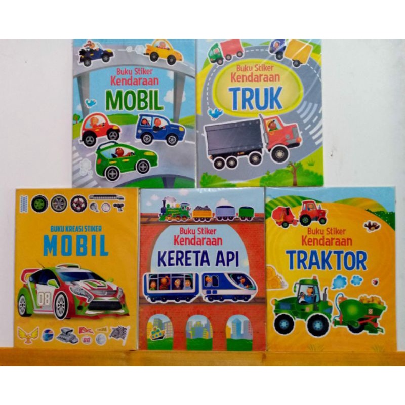 Jual BUKU STIKER KENDARAAN | TRAKTOR MOBIL KERETA TRUK | Shopee Indonesia