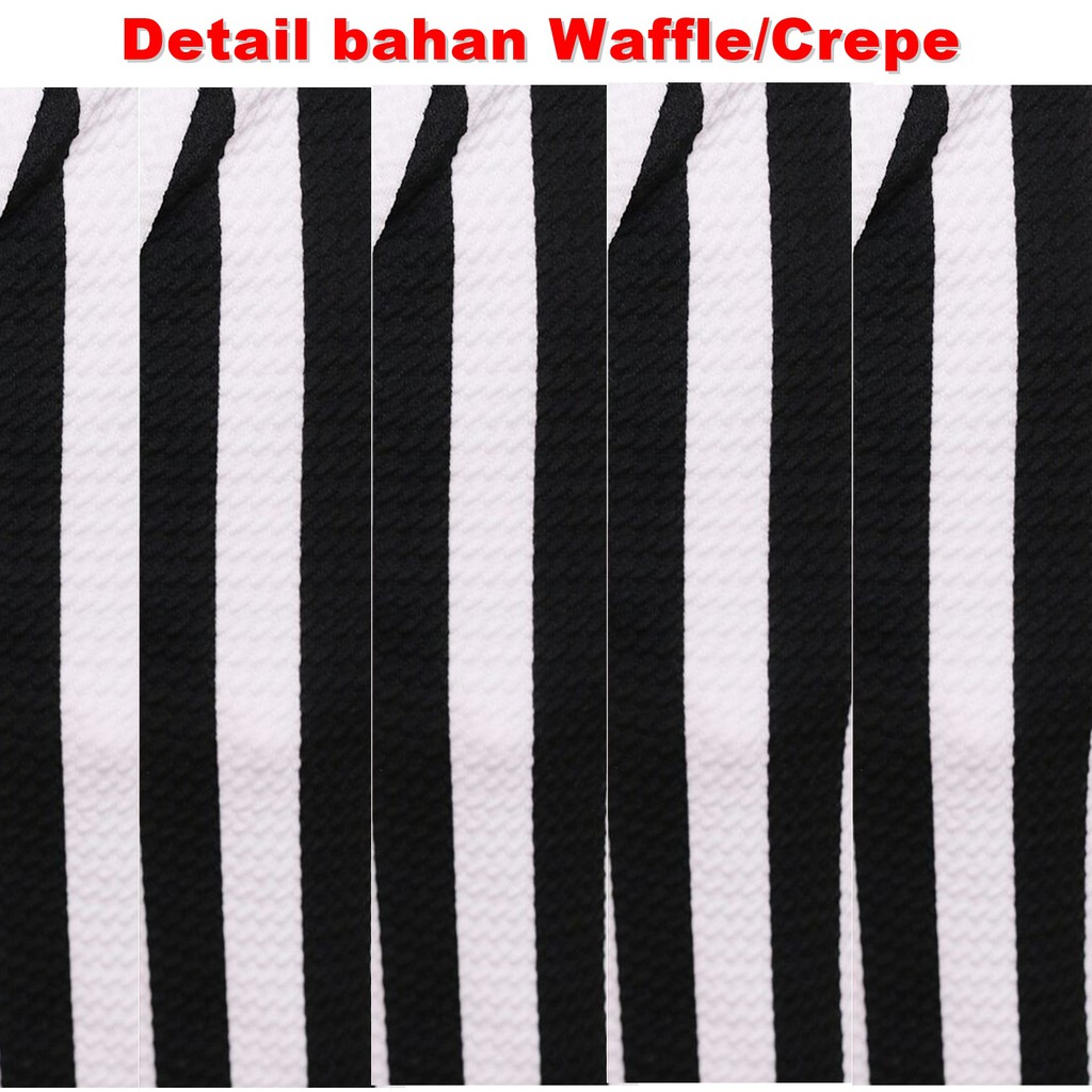 Kulot Salur Pendek 7/8 Bahan Waffel Jumbo / Kulot Waffel Salur 7/8