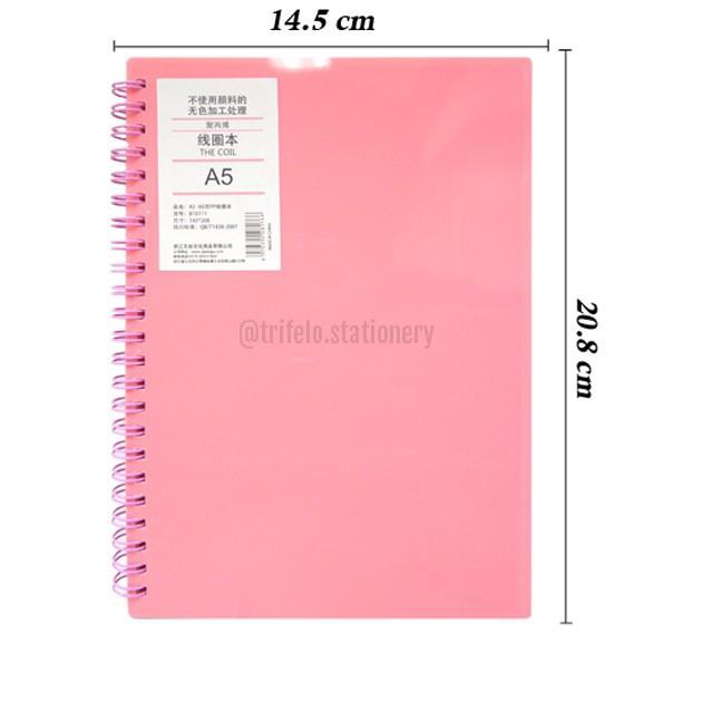 

Bagus Dipakai.. Notebook Spiral B10108 (A5) 4 warna