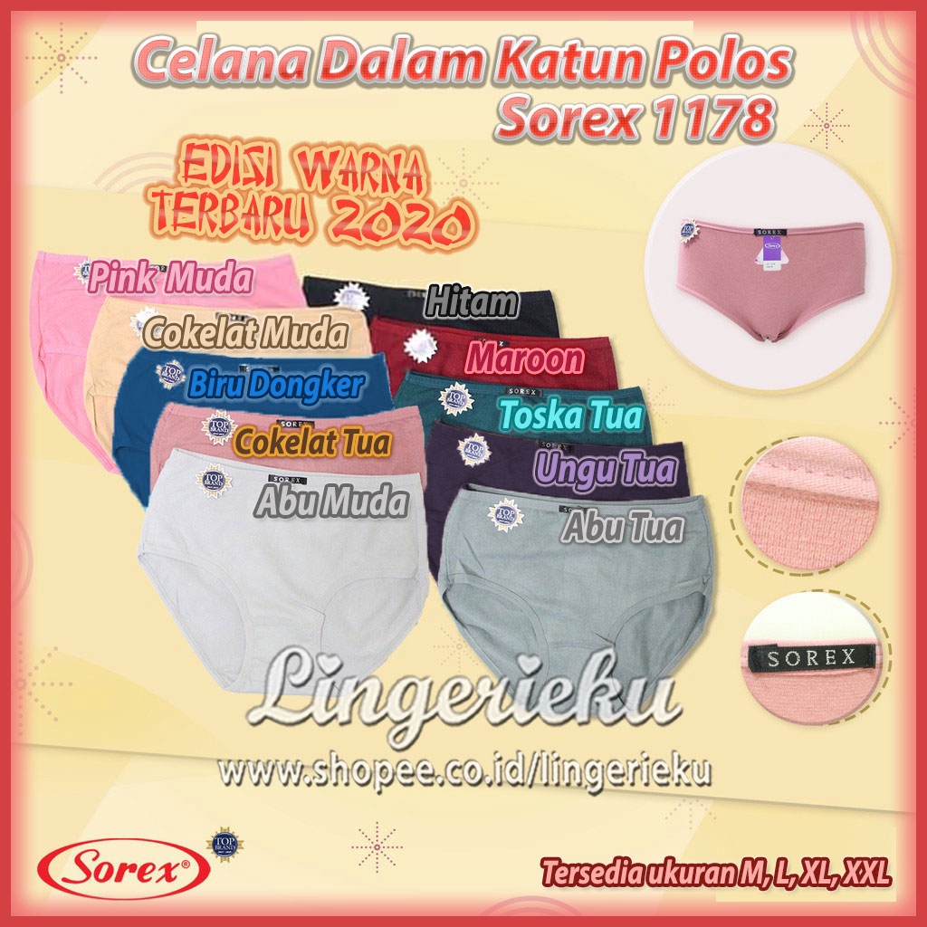 Grosir Ecer Celana Dalam Wanita Sorex 1178 Ukuran M Harga Dijamin Murah