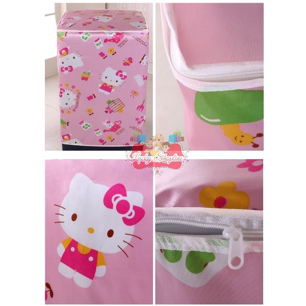 [BIG SALE] [TIPE A] 1 TABUNG BUKA ATAS] Cover Mesin Cuci Motif Bahan Satin MOTIF 1