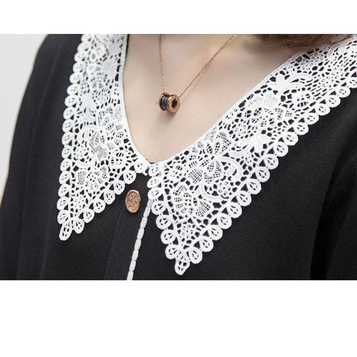 Kerah, Renda, Kerah Lebar, Collar Impor