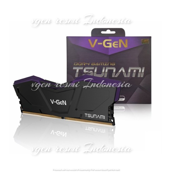 VGeN Tsunami Ram DDR4 8GB (2x4GB) 2666MHz CL15 V-GeN Gaming Memory