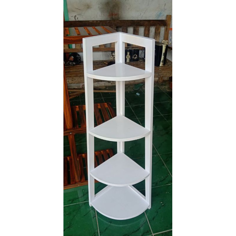  Rak  Bunga  Kayu Modern  Minimalis  Tinggi 100 cm dengan 4 Tatakan Shopee Indonesia