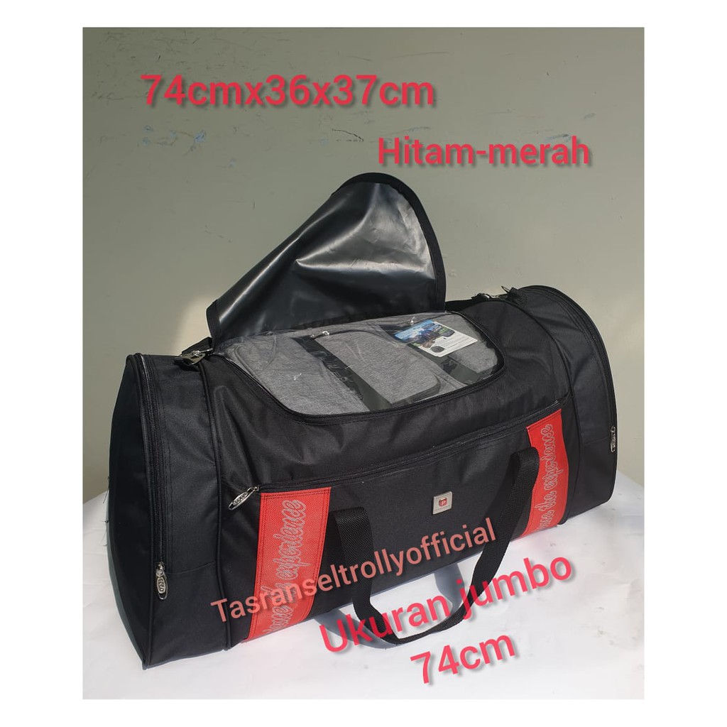 Tas Pakaian Travel Bag Polo Interclub size 74x36x37 Jumbo100%original