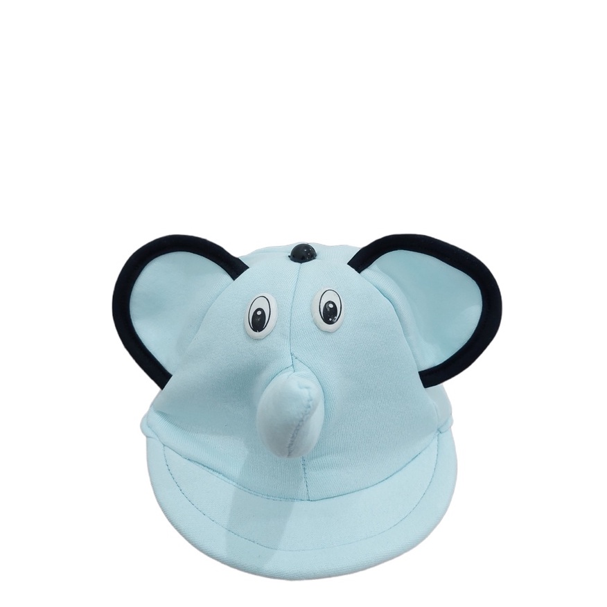 Topi Anak / Blaita Karakter Hewan Gajah Laki Perempuan Usia 1-3 Tahun