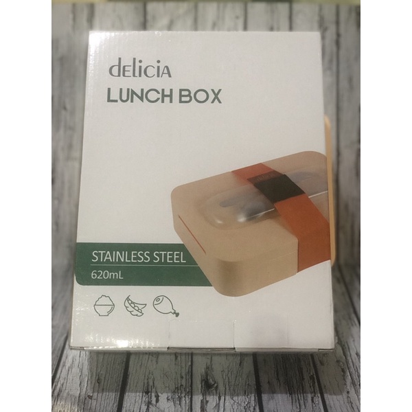 DELICIA Lunch Box Stainless Steel 620ML