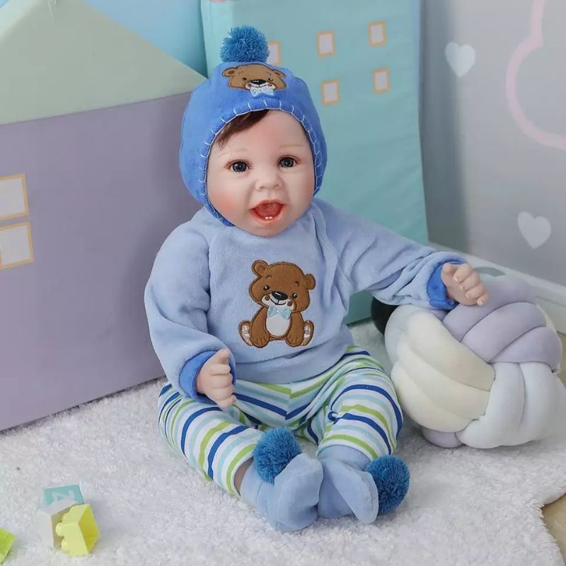 Boneka Reborn Bayi Cowok 55cm aneka model