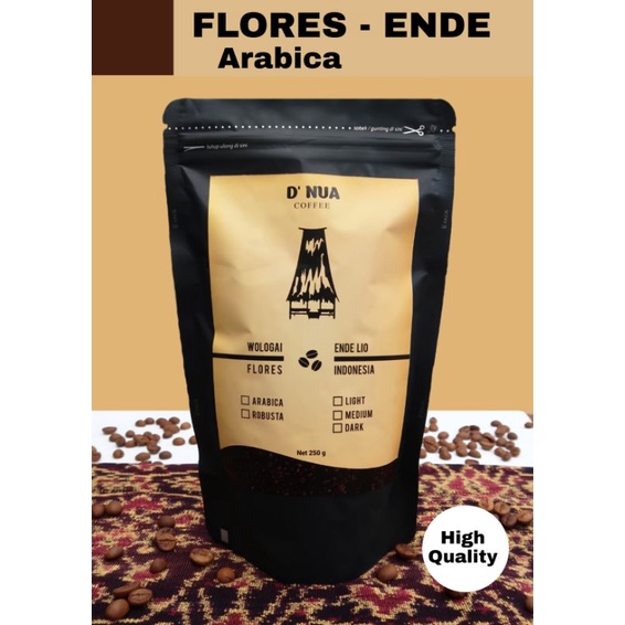 

Kopi Arabika Flores-Ende Roast Bean 250 g