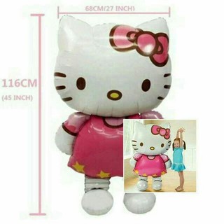  Balon  Foil Hello  Kitty  Jumbo Big 116 cm Shopee Indonesia