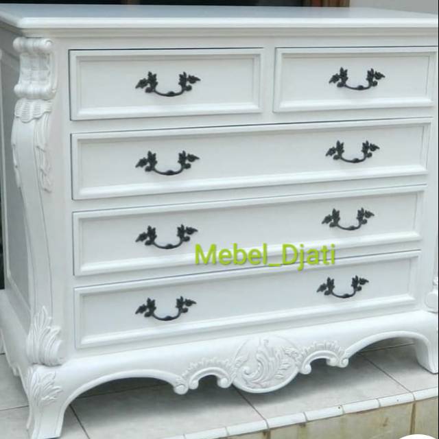 Bufet nakas duco antik laci 5 jati jepara