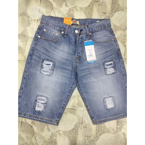 CELANA JEANS PENDEK PRIA / CELANA PENDEK / CELANA SOBEK / LEVIS JAPAN