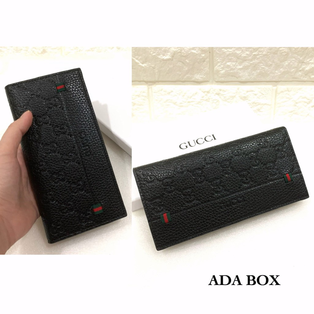 Tas Selempang Wanita Kekinian Terbaru Branded Tas Cewek Korean D8T5 Dompet gucci panjang emboss ( ad