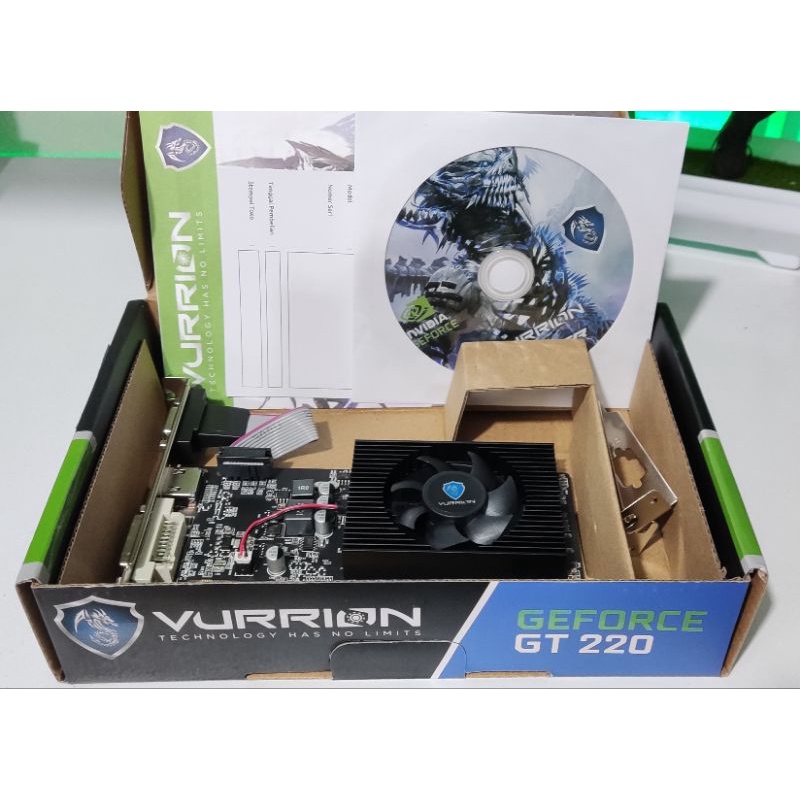 VGA VURRION NVIDIA GEFORCE GT220 DDR3 1GB 128BIT