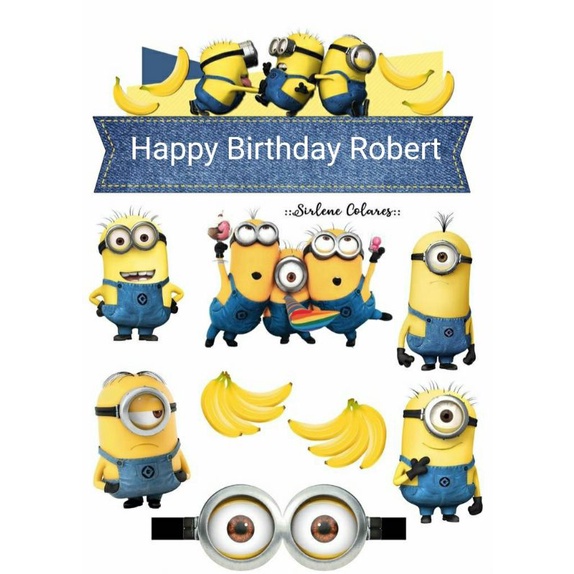 topper cake minion