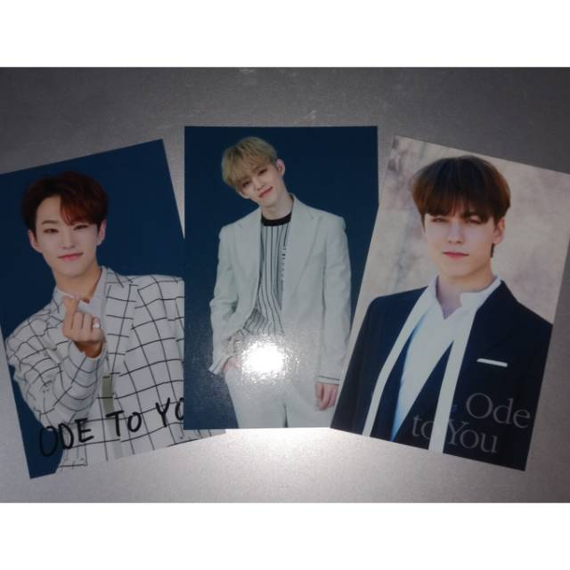 Trading card ode to you seventeen scoups hoshi vernon tc seventeen