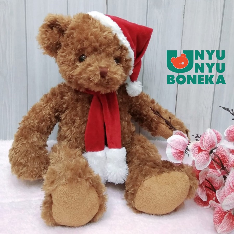 Boneka Natal Teddy Bear Christmas 17' boneka Christmas santa rusa