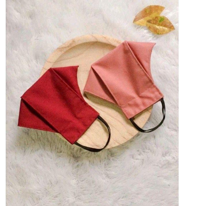 [VnT⭐ Masker Kain 3D Katun Premium Masker Kain KF94 Reusable Size M L XL Bisa Dicuci paling murah