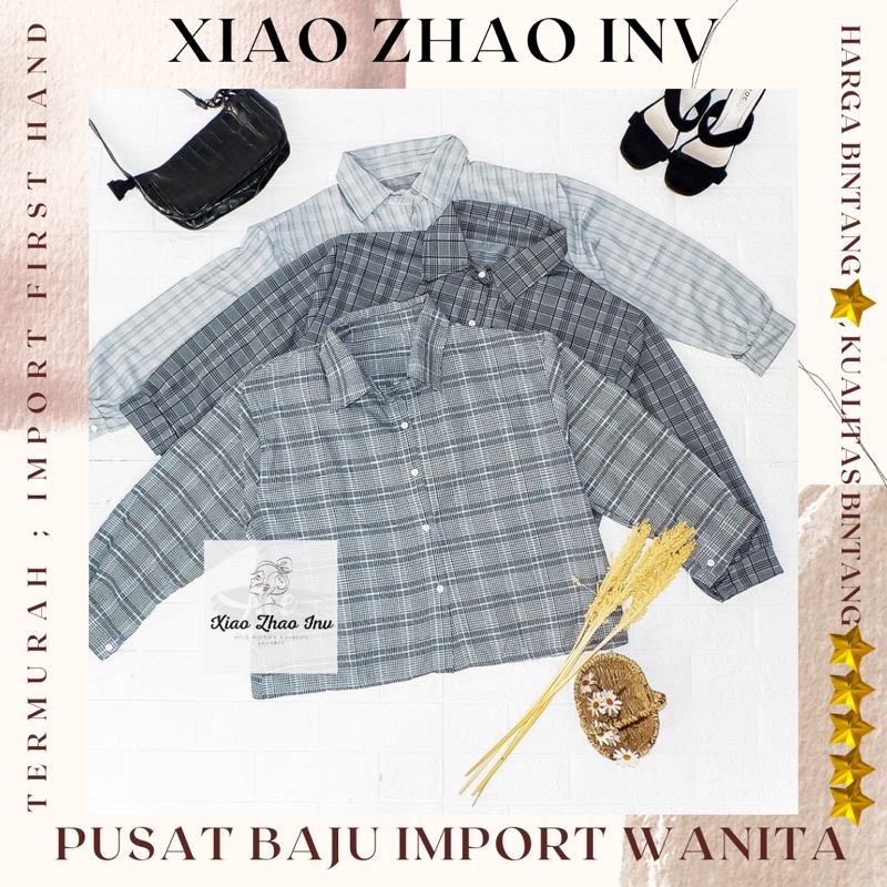 L Fashion - Alta Crope Jacket Parka / Naomi Jaket Wanita Ala Korea / Atasan Wanita / Kemeja Kekinian