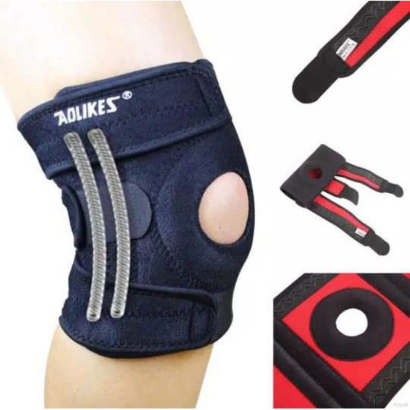 Knee Support Pad Leg Sleeve Deker Pelindung Lutut