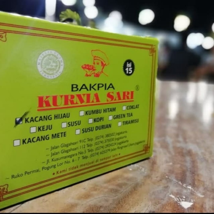 Jual Bakpia Kurnia Sari Jogja Shopee Indonesia