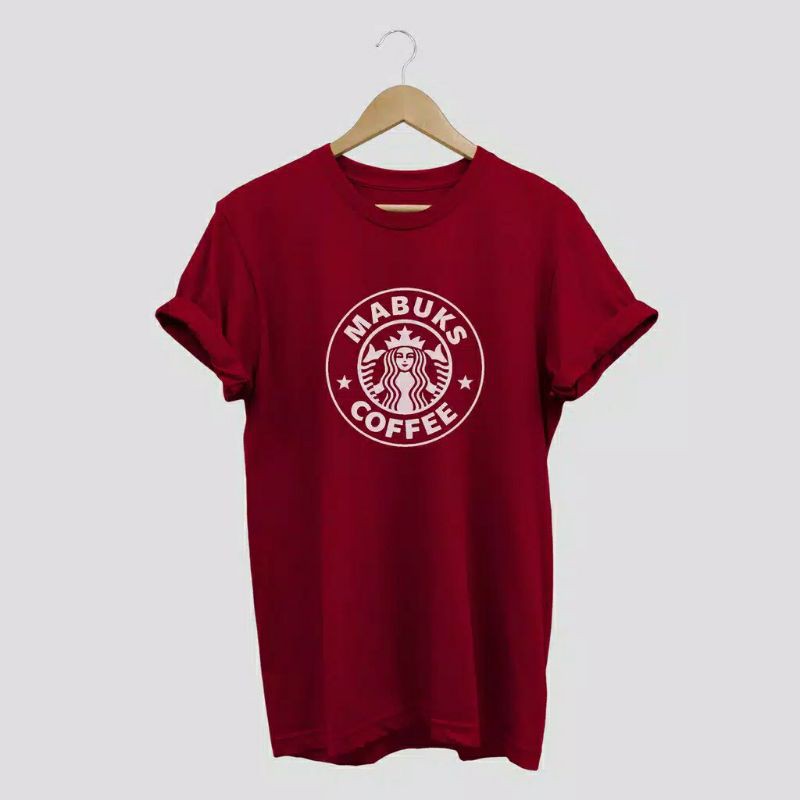 M - XXXXL(6XL) KAOS PRIA MABUKS COFFE STAR.BUCKS BIGSIZE JUMBO COTTON SPORTY