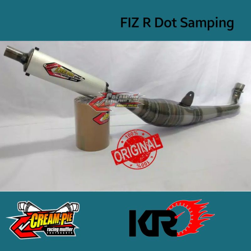 Knalpot Creampie Fiz R Dot Samping Galvanish Original Creampie Yogyakarta