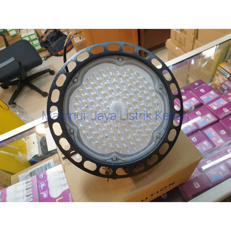 lampu highbay ufo 100w led high bay industri gudang 100watt 100 watt