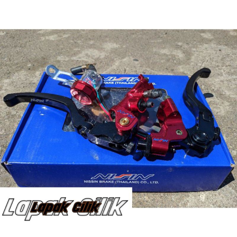 Master Rem Nissin Tabung Radial plus Kiri Kopling Matic bebek sport (Thailand)