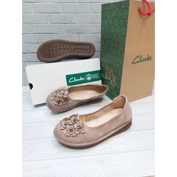 Clarks Flat Rg2085 / Sepatu wanita clarks flat