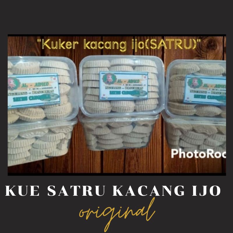 

KUE SATRU KACANG IJO ORIGINAL/ BEST QUALITY TANPA PENGAWET/ KACANG HIJAU PILIHAN