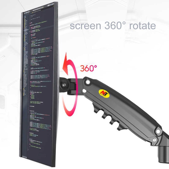 Bracket NB H80 17 - 34 Max Load 2 - 9 Kg Vesa 75x75 -100x100 mm