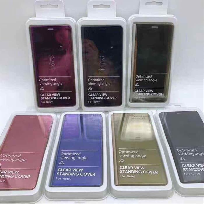 Flip Mirror Cover Standing Clear View Samsung A01