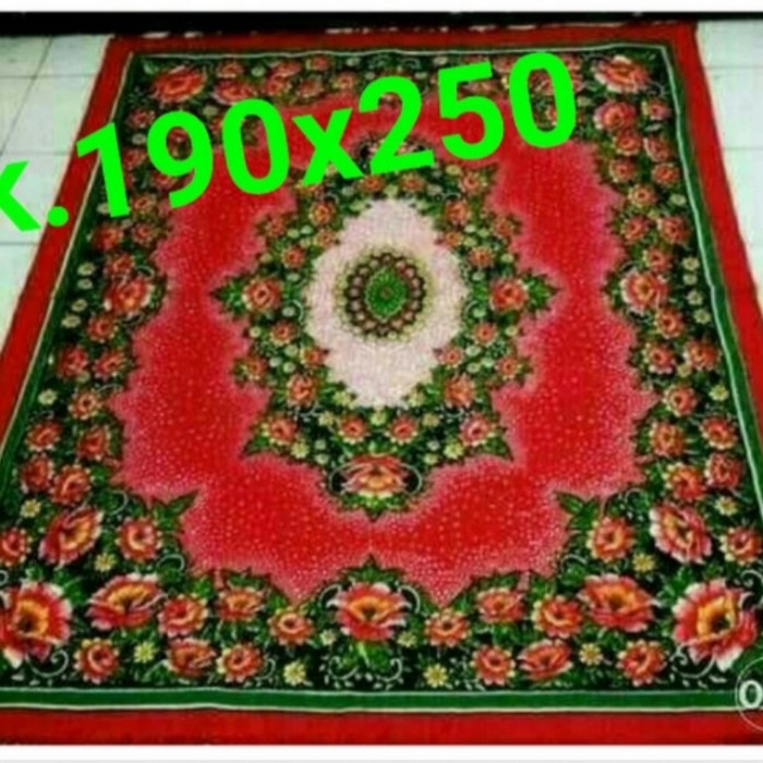 karpet permadani jaguar 200x300 karpet lantai karpet permadani - Merah