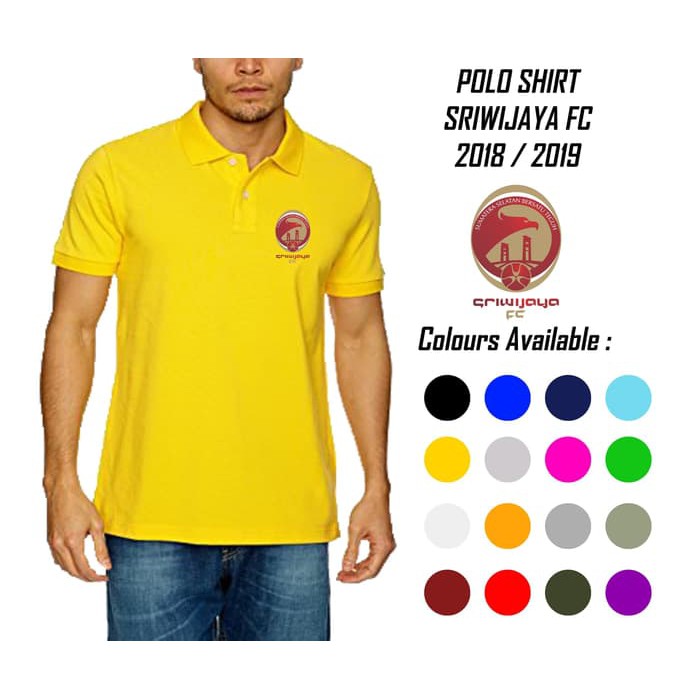 POLO SHIRT SRIWIJAYA FC 2018/2019 GRADE ORI