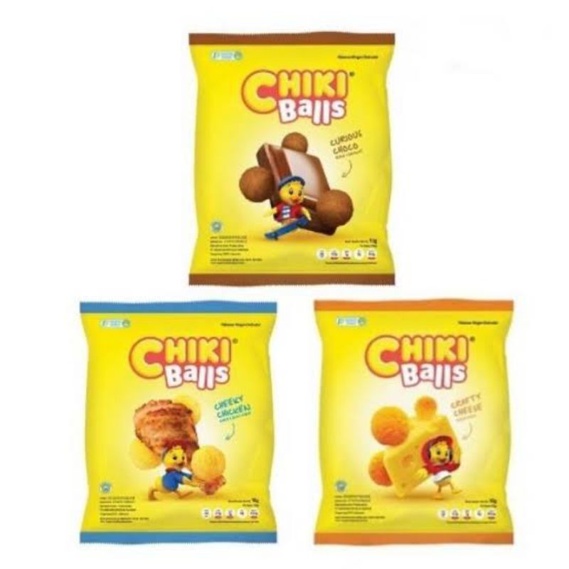 

Chiki Balls Rasa Ayam / Keju / Coklat - 1Pack Isi 10Pcs