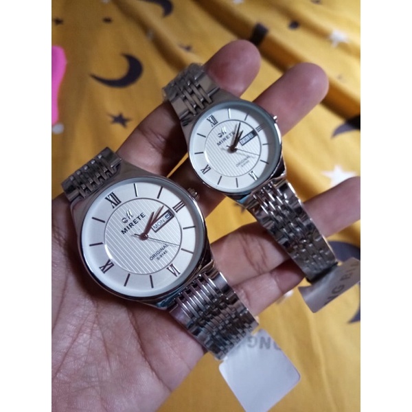 Jam tangan couple mirete