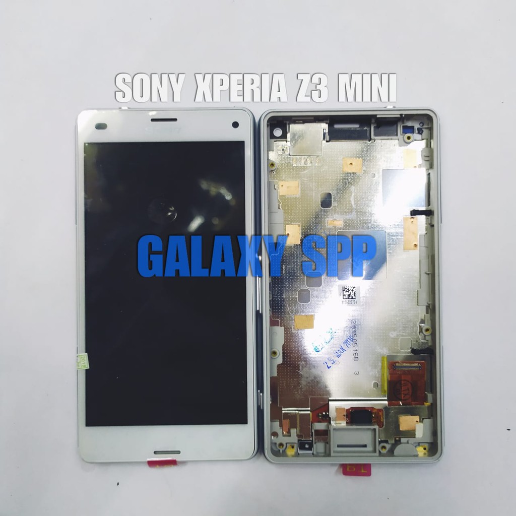 LCD TOUCHSCREEN SONY XPERIA Z3 MINI ORIGNAL 1SET + FRAME