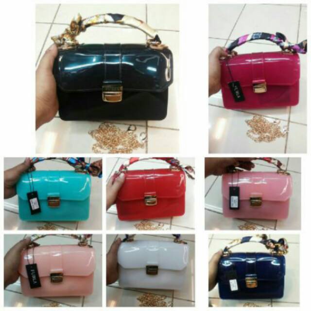Tas Wanita Furla Jelly Kunci