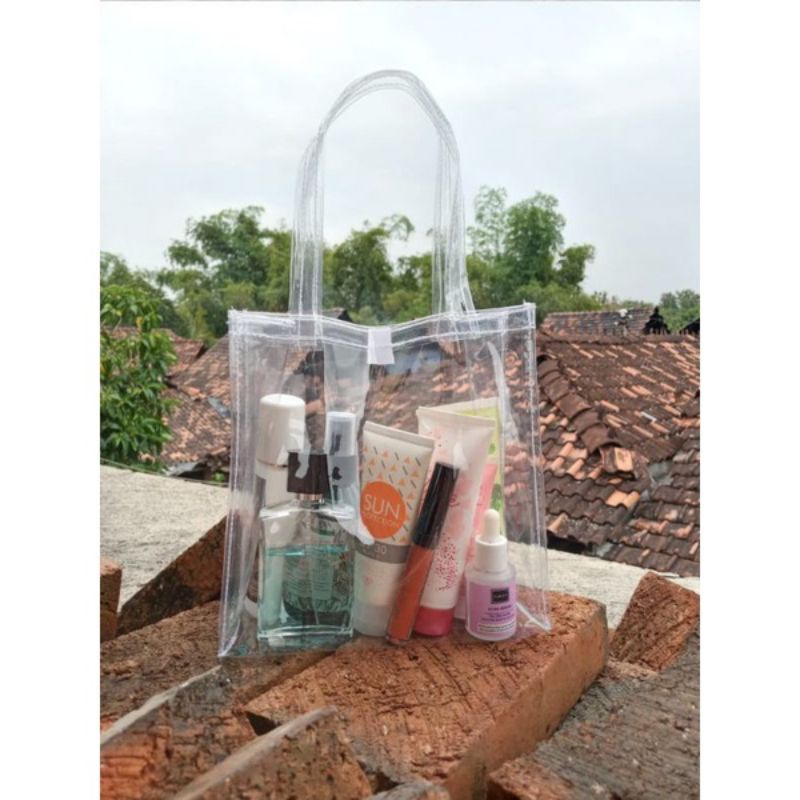 Tas mika transparan / Tas jinjing mika termurah / tas souvenir