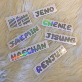  STIKER HOLOGRAM NCT  DREAM STICKER PACK Shopee Indonesia