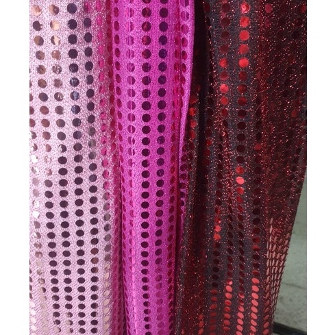 Kain Borci Payet Sequin Bahan Dress Party Meteran