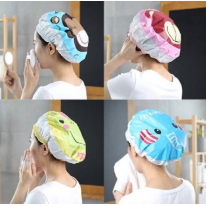 Shower Cap Anti Air Karakter Murah