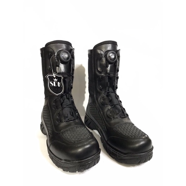 SEPATU PDL TALI PUTAR SARANG TAWON KULIT SAPI ASLI SEPATU PDL DINAS TNI POLRI SECURITY SATPAM POL PP